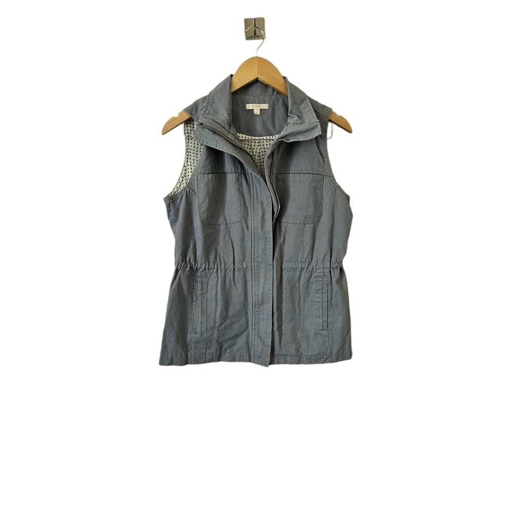 Skies‎ Are Blue  Sleeveless Utility Vest Size SMALL - Picture 2 of 4